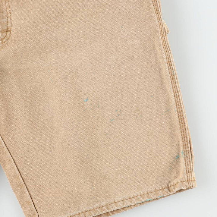 Dickies Duck Painter Shorts, Half Pants, Men's, W38 equivalent cotton Beige type Vintage Second Hand