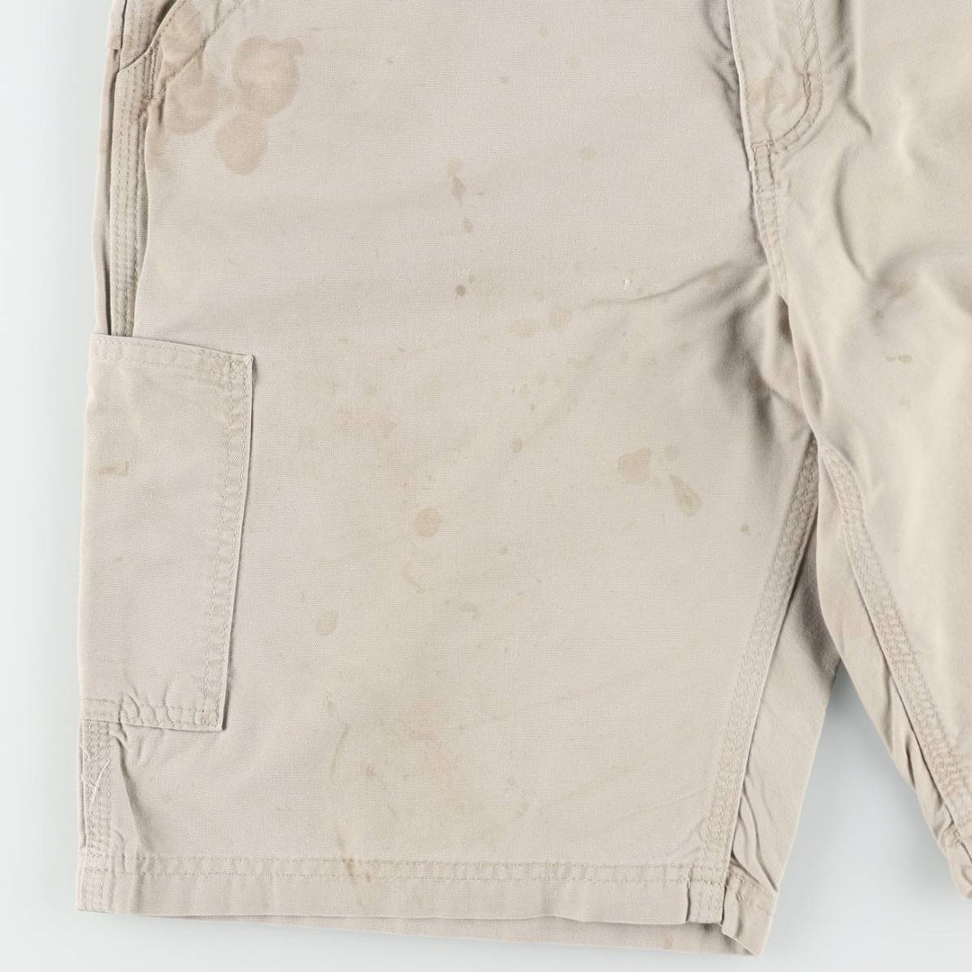 Carhartt Original Fit Duck Painter Shorts, Men's Size W33 cotton Beige type Vintage Second Hand