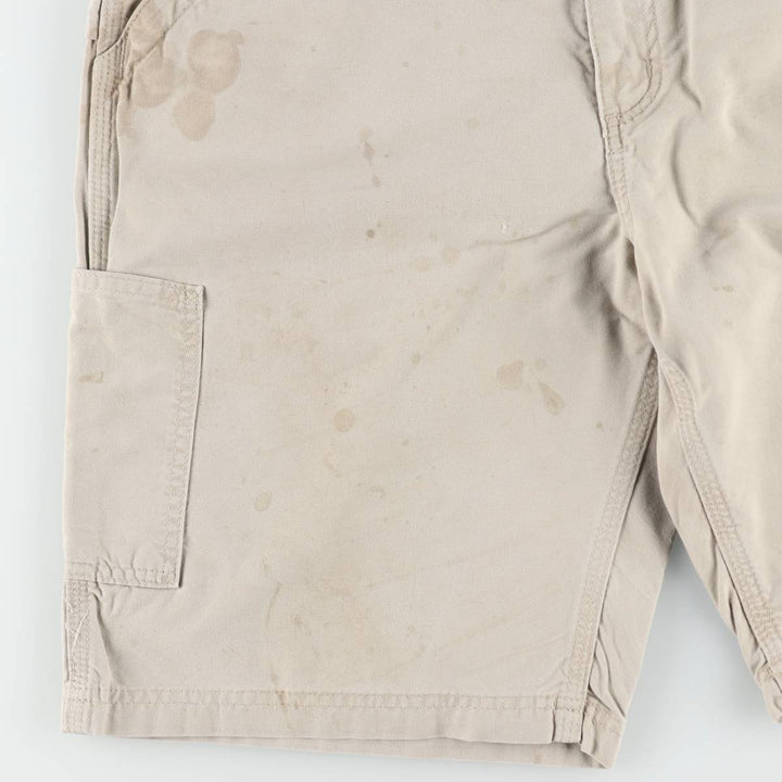 Carhartt Original Fit Duck Painter Shorts, Men's Size W33 cotton Beige type Vintage Second Hand