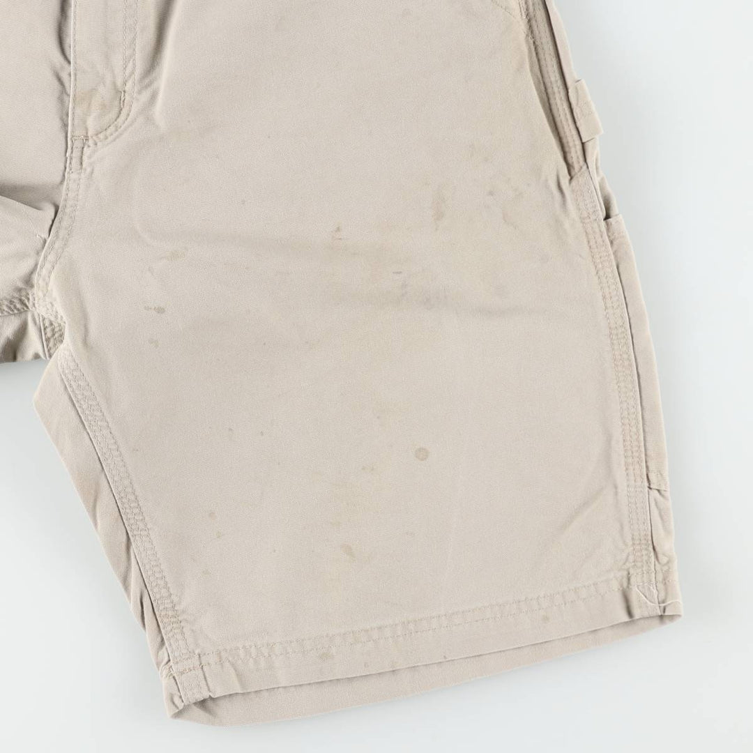 Carhartt Original Fit Duck Painter Shorts, Men's Size W33 cotton Beige type Vintage Second Hand