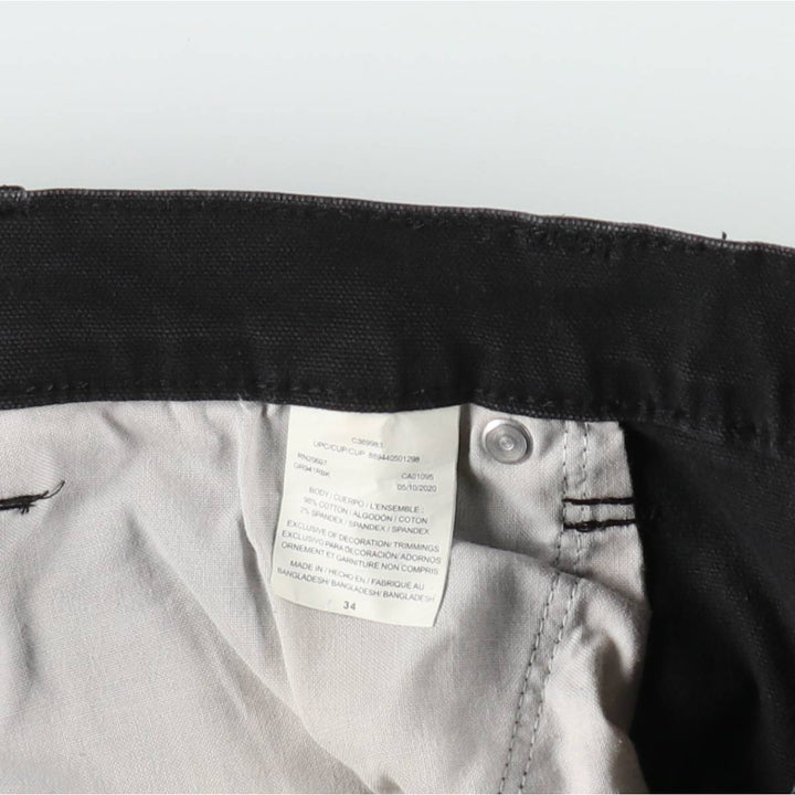 Dickies Duck Work Shorts, Men's, Size W35 cotton black type Vintage Second Hand