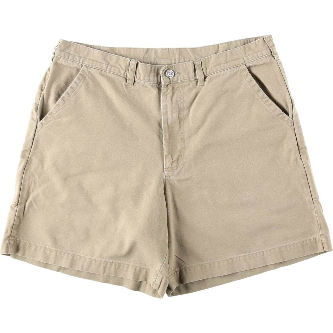 2000'S Patagonia Organic Cotton Stand-Up Shorts 57226S7 Duck Canvas Shorts Men's W36 (approx.) Organic cotton Beige type Vintage Second Hand