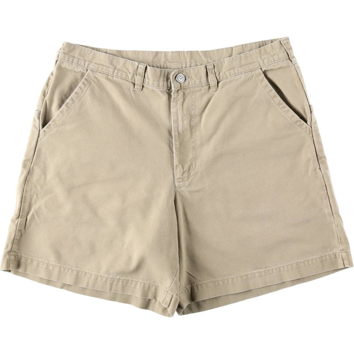 2000'S Patagonia Organic Cotton Stand-Up Shorts 57226S7 Duck Canvas Shorts Men's W36 (approx.) Organic cotton Beige type Vintage Second Hand