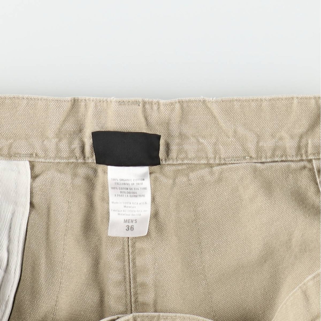 2000'S Patagonia Organic Cotton Stand-Up Shorts 57226S7 Duck Canvas Shorts Men's W36 (approx.) Organic cotton Beige type Vintage Second Hand