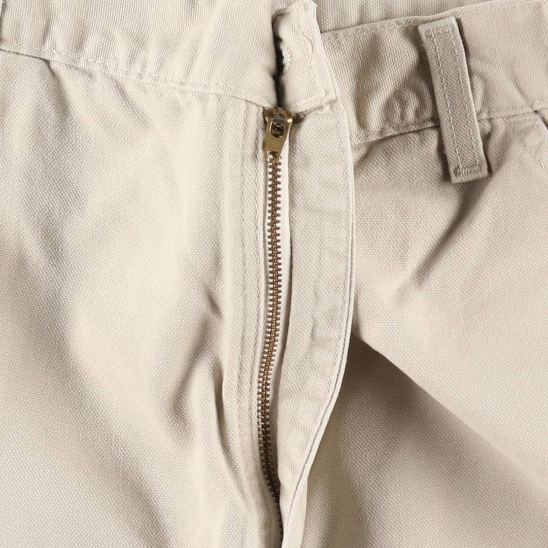Carhartt duck canvas shorts, made in the USA, men's size W35 (approx.). cotton Beige type Vintage Second Hand