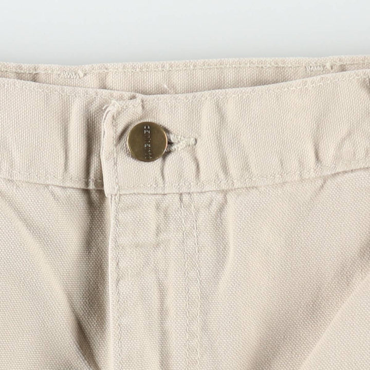 Carhartt duck canvas shorts, made in the USA, men's size W35 (approx.). cotton Beige type Vintage Second Hand