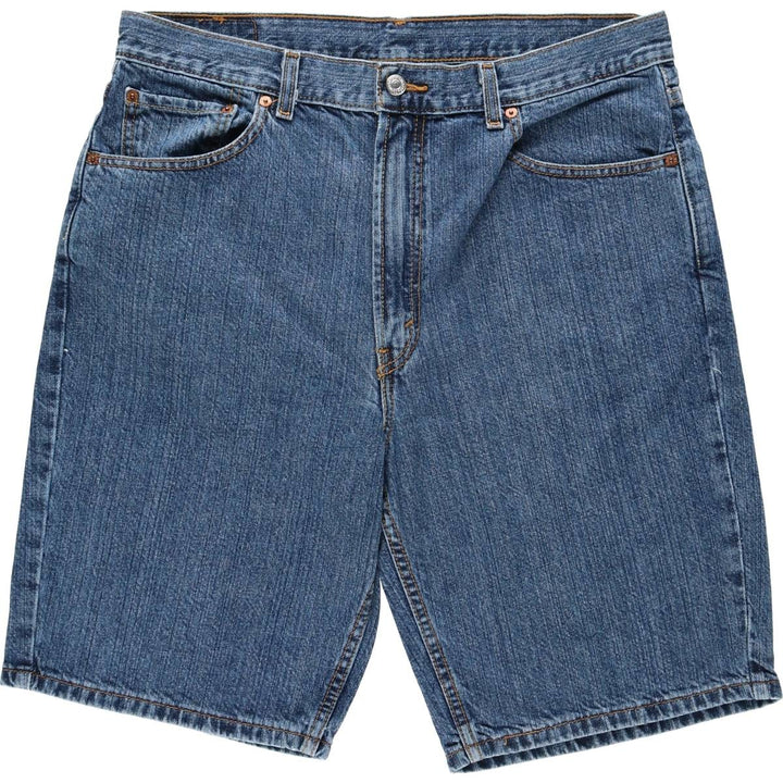 Levi's 505 Regular Fit Denim Shorts (Men's W36 equivalent) cotton blue type Vintage Second Hand