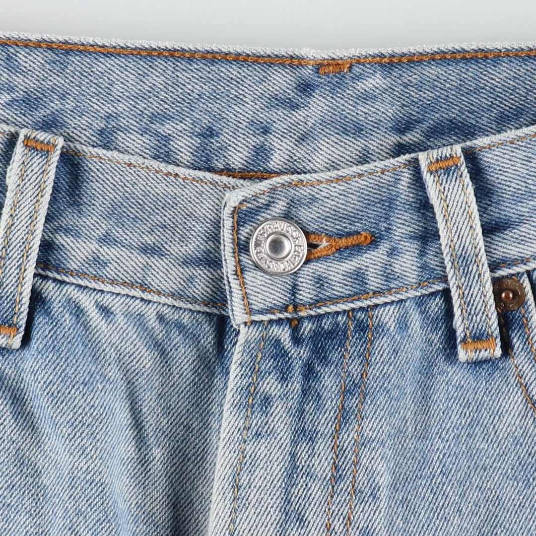 Levi's 550 Relaxed Fit Denim Shorts, Men's Size W32 cotton blue type Vintage Second Hand