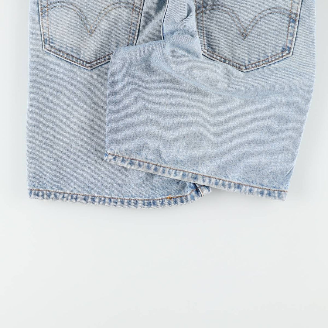 Levi's 550 Relaxed Fit Denim Shorts, Men's Size W32 cotton blue type Vintage Second Hand