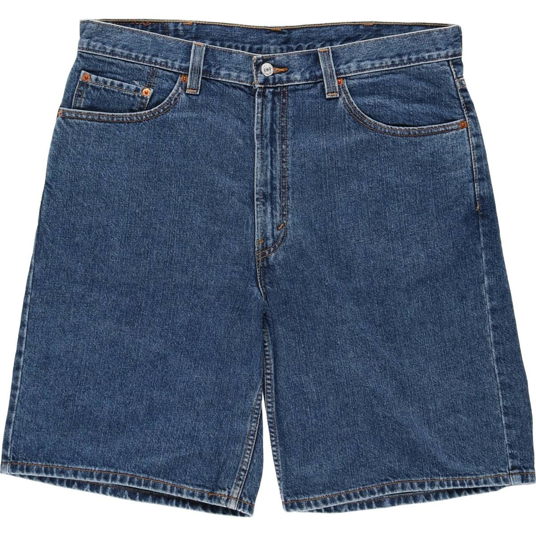 Levi's 550 Relaxed Fit Denim Shorts (Men's W38 equivalent) cotton blue type Vintage Second Hand
