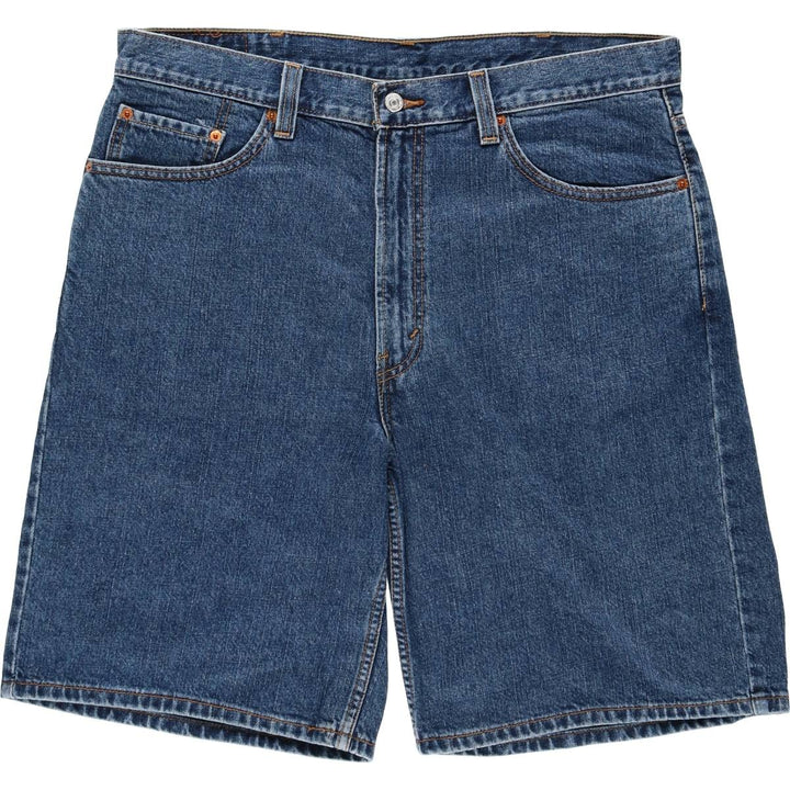 Levi's 550 Relaxed Fit Denim Shorts (Men's W38 equivalent) cotton blue type Vintage Second Hand