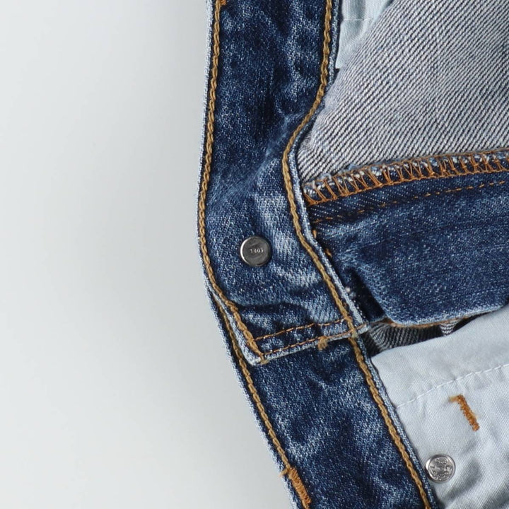 Levi's 550 Relaxed Fit Denim Shorts (Men's W38 equivalent) cotton blue type Vintage Second Hand