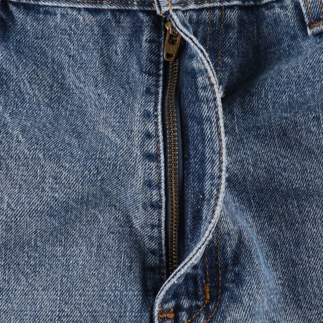 Faded Glory CARPENTER Denim Painter Shorts (Men's W36 equivalent) cotton blue type Vintage Second Hand