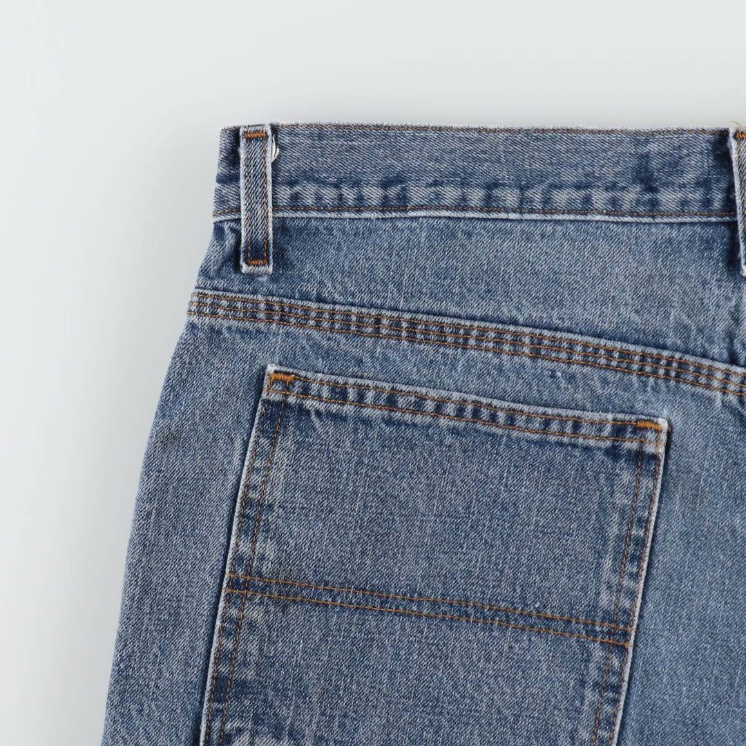 Faded Glory CARPENTER Denim Painter Shorts (Men's W36 equivalent) cotton blue type Vintage Second Hand
