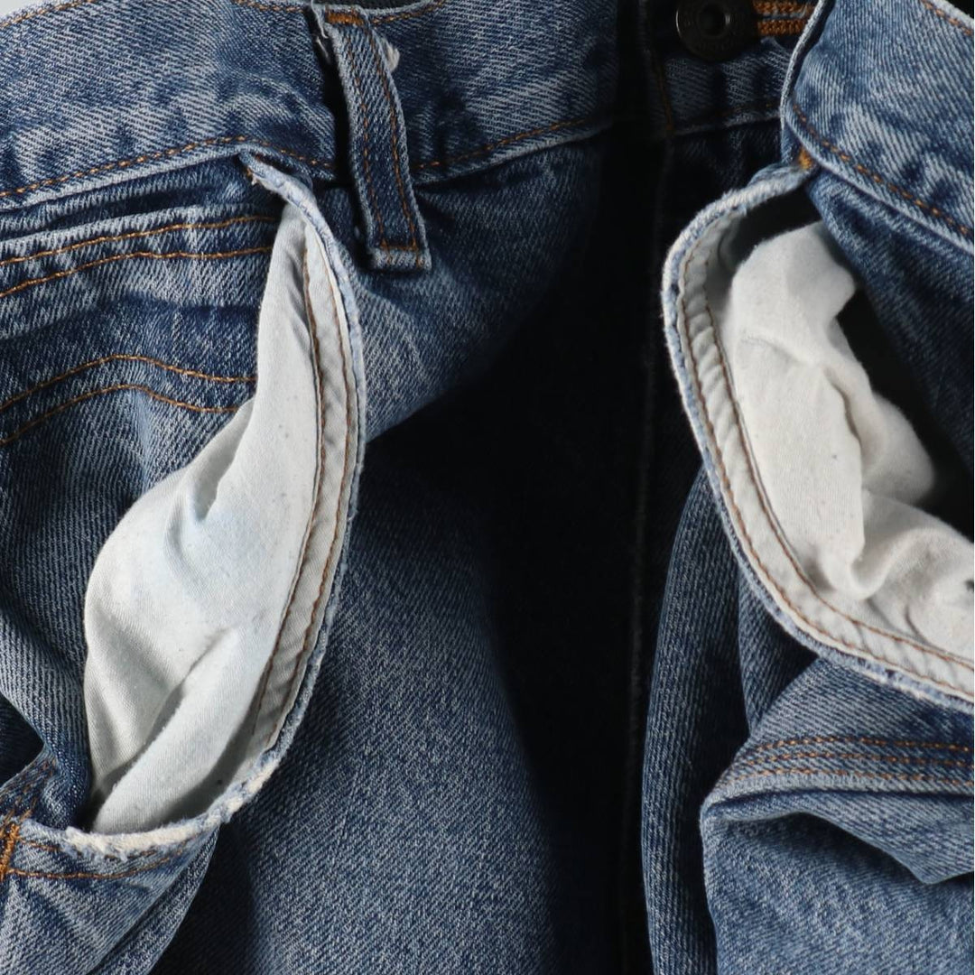 Faded Glory CARPENTER Denim Painter Shorts (Men's W36 equivalent) cotton blue type Vintage Second Hand