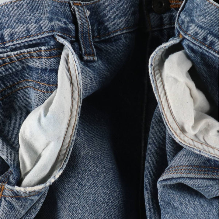 Faded Glory CARPENTER Denim Painter Shorts (Men's W36 equivalent) cotton blue type Vintage Second Hand