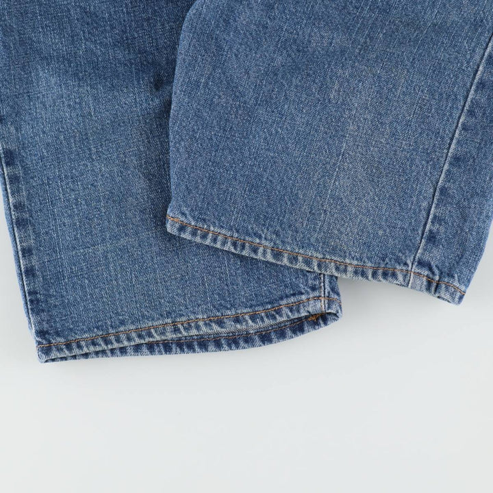 Levi's 505 denim shorts, men's size W34 (approx.) cotton blue type Vintage Second Hand