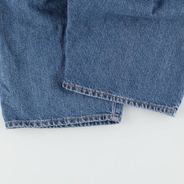 Levi's 505 denim shorts, men's size W34 (approx.) cotton blue type Vintage Second Hand