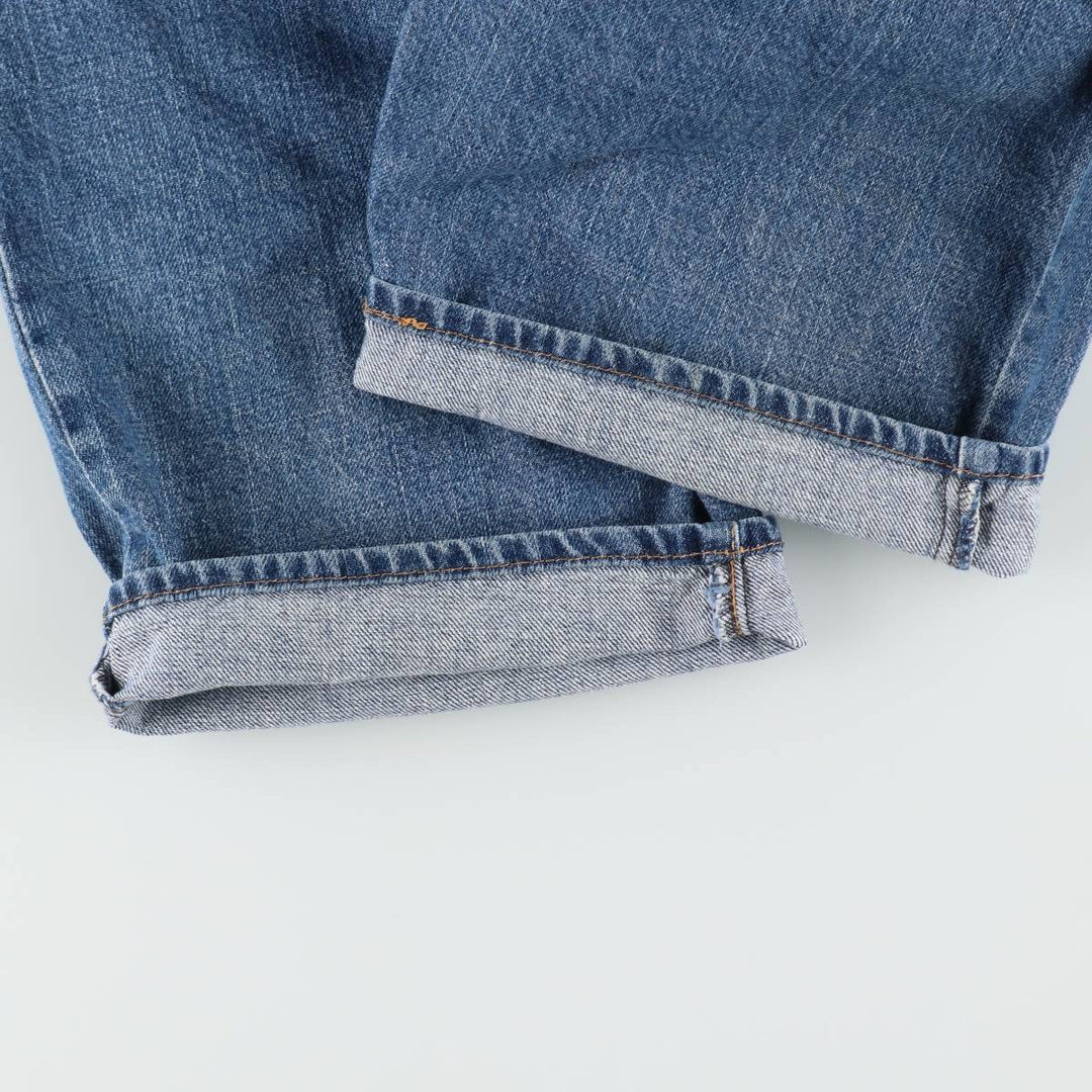 Levi's 505 denim shorts, men's size W34 (approx.) cotton blue type Vintage Second Hand