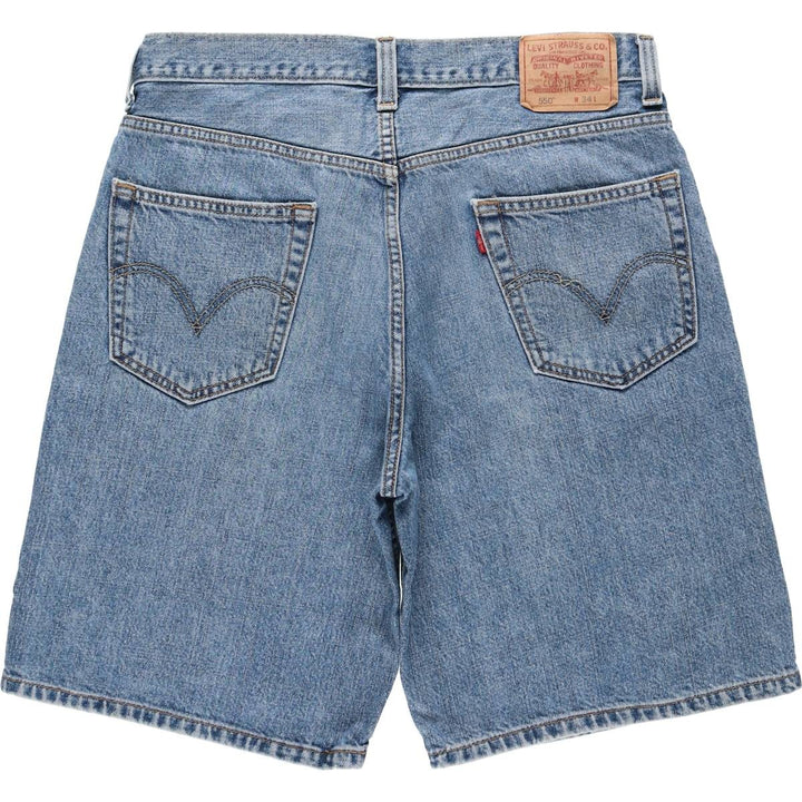 Levi's 550 Relaxed Fit Denim Shorts, Men's Size 34 cotton blue type Vintage Second Hand