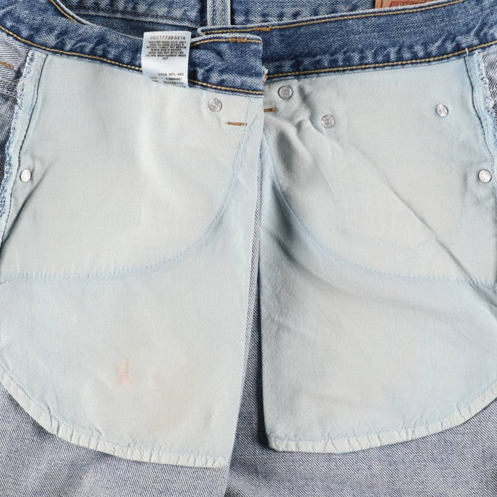 Levi's 550 Relaxed Fit Denim Shorts, Men's Size 34 cotton blue type Vintage Second Hand