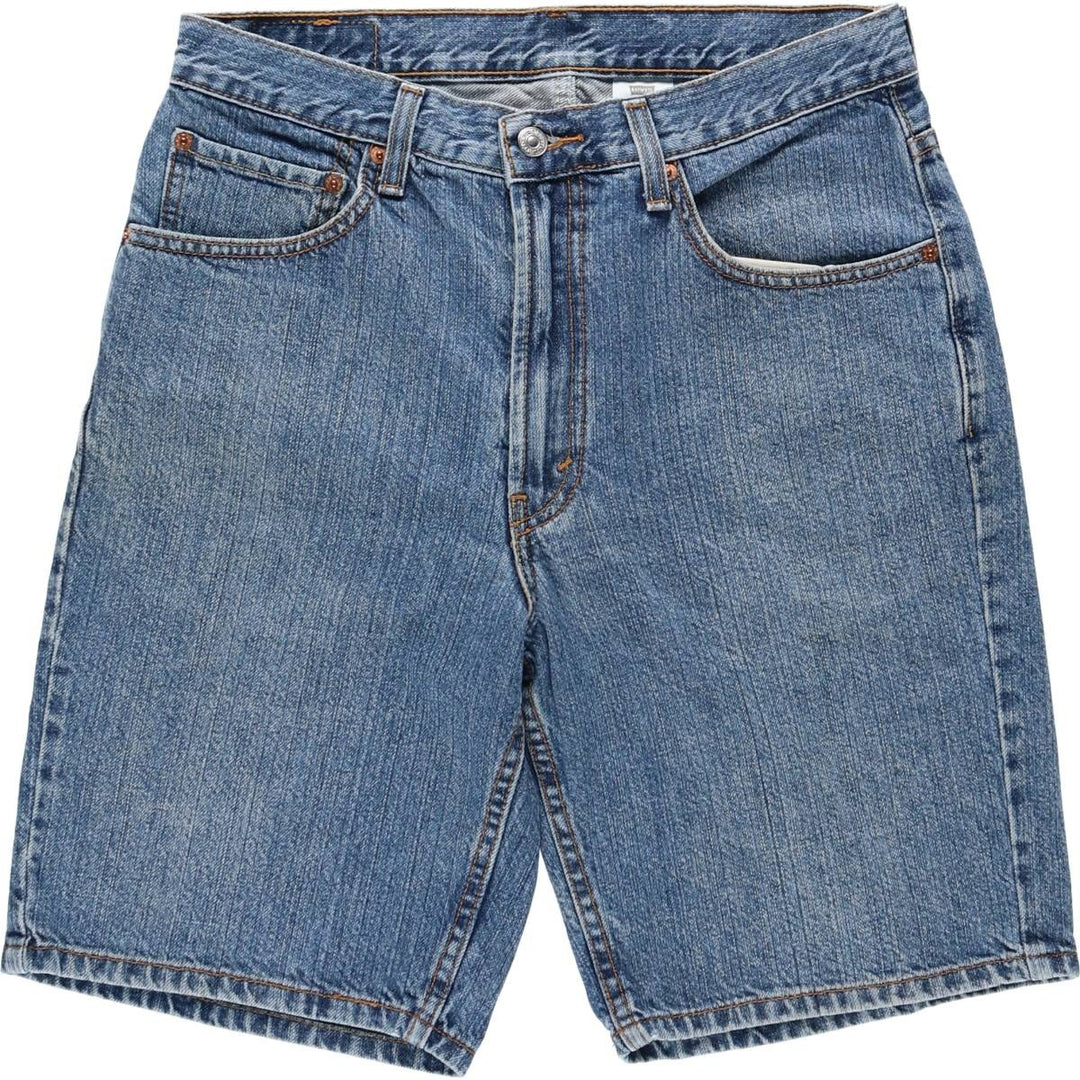 Levi's 505 Regular Fit Denim Shorts (Men's, equivalent to size W32) cotton blue type Vintage Second Hand