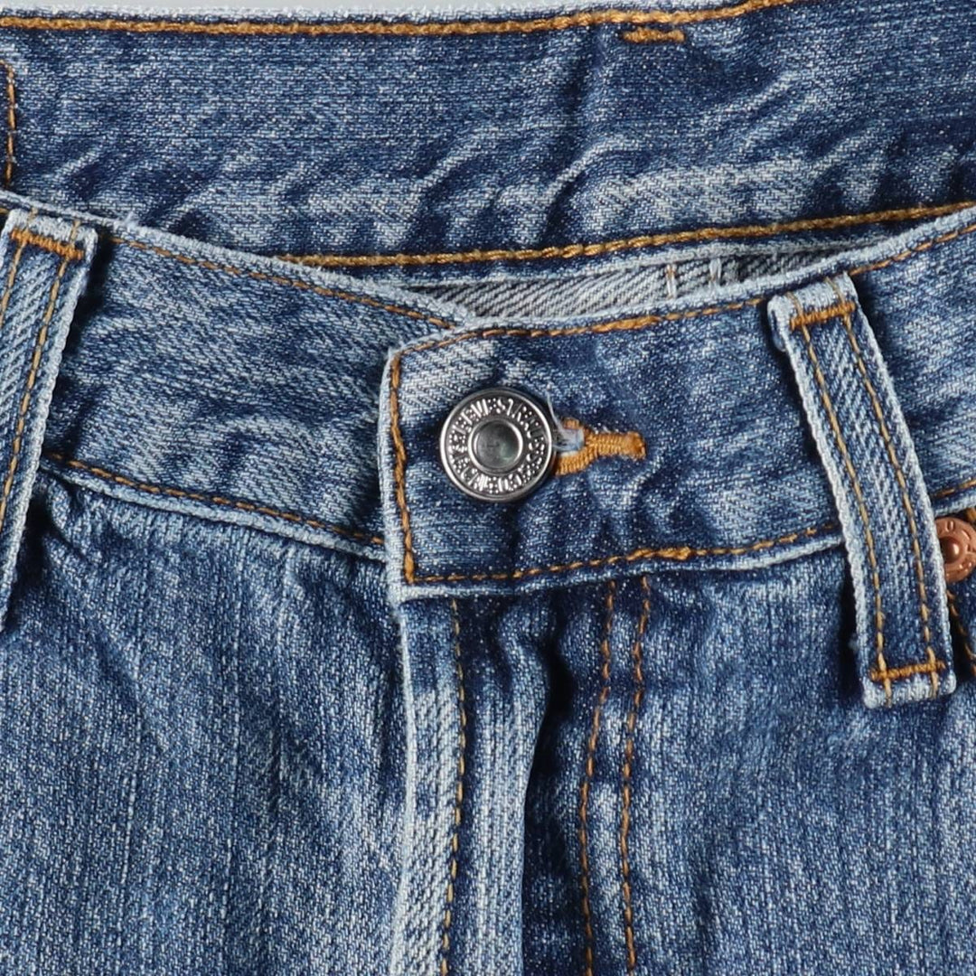 Levi's 505 Regular Fit Denim Shorts (Men's, equivalent to size W32) cotton blue type Vintage Second Hand