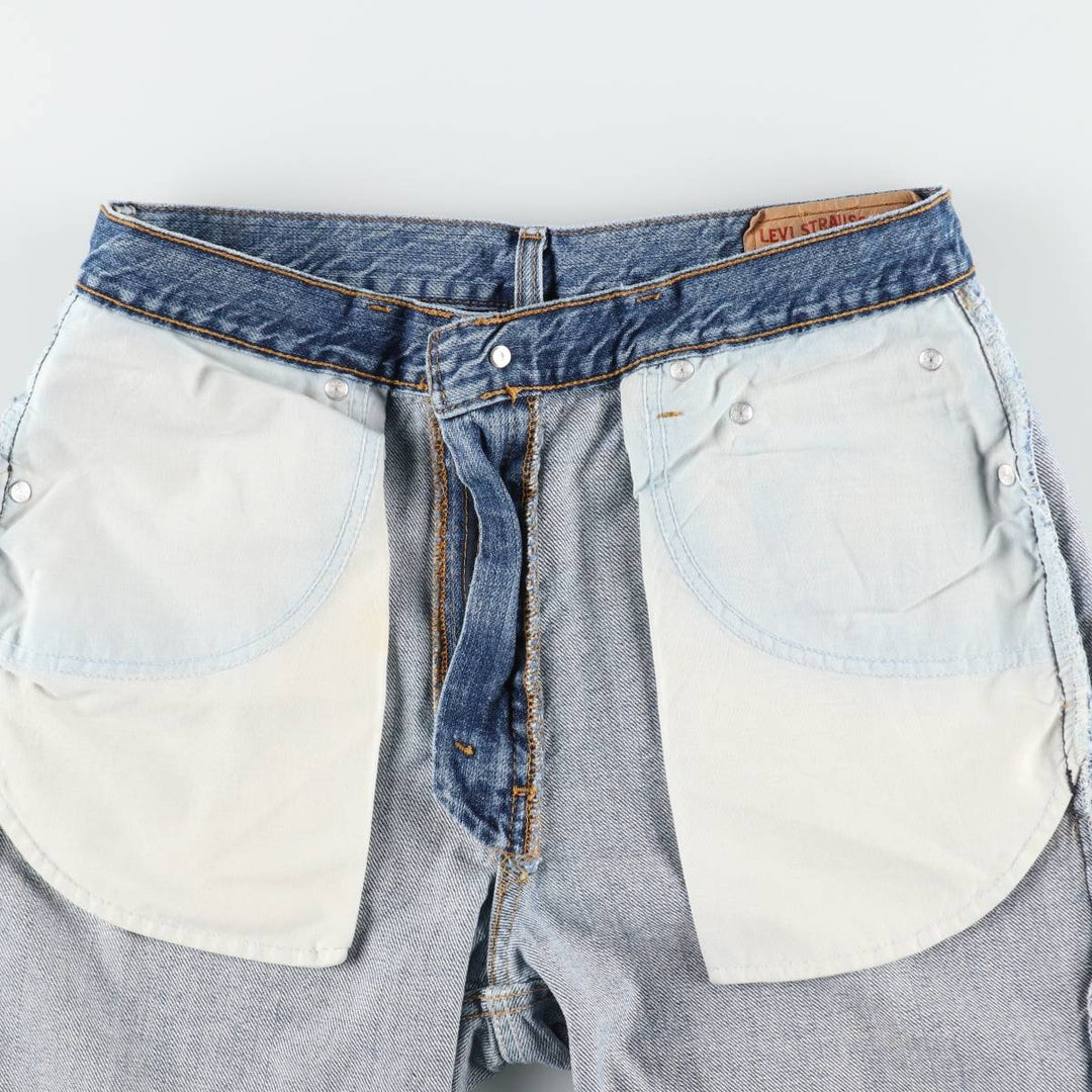 Levi's 505 Regular Fit Denim Shorts (Men's, equivalent to size W32) cotton blue type Vintage Second Hand