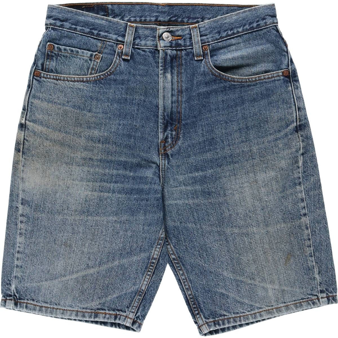 Levi's 505 Regular Fit Denim Shorts (Men's W32 equivalent) cotton blue type Vintage Second Hand