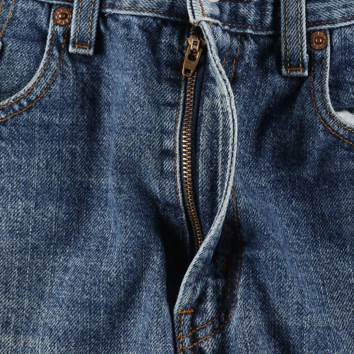 Levi's 505 Regular Fit Denim Shorts (Men's W32 equivalent) cotton blue type Vintage Second Hand