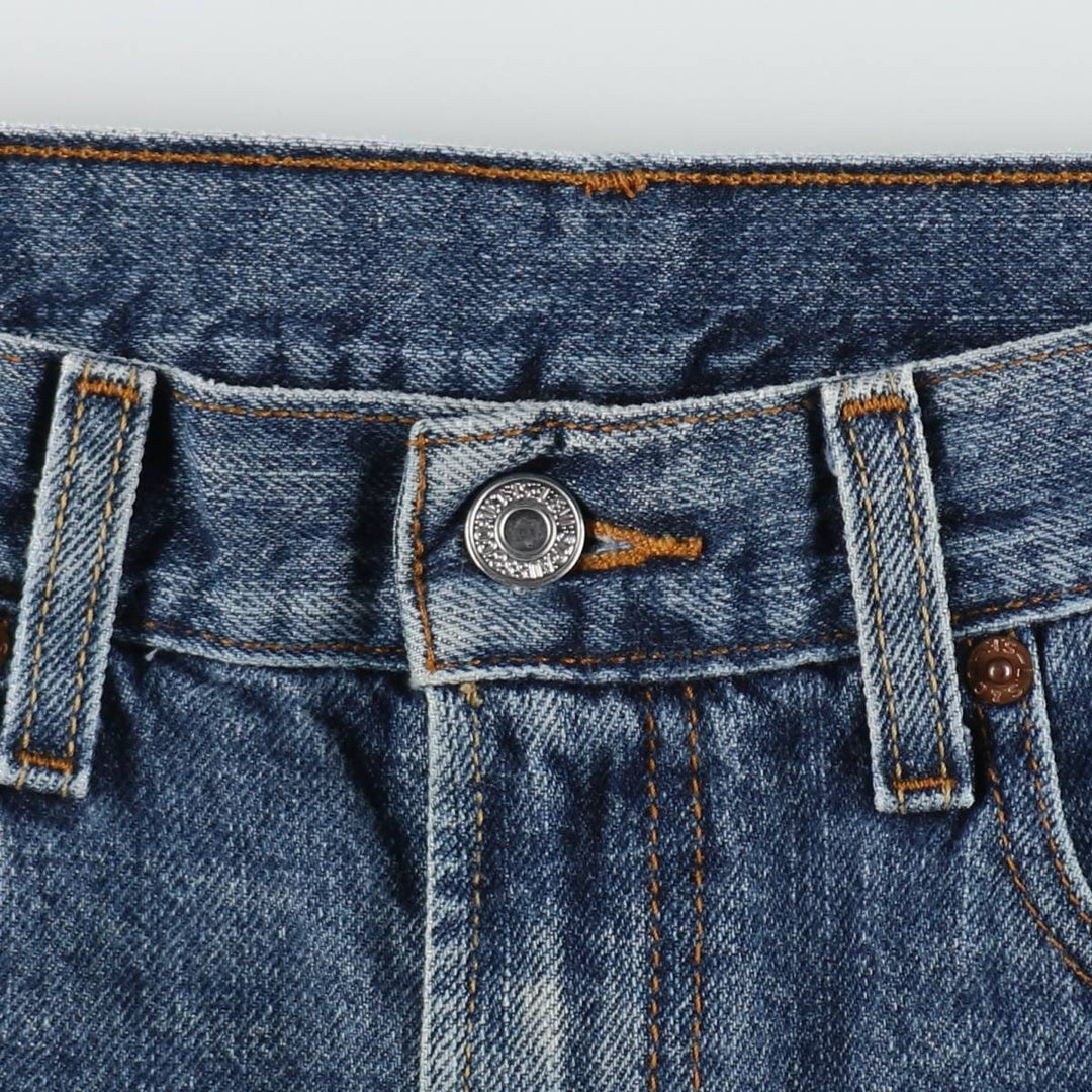 Levi's 505 Regular Fit Denim Shorts (Men's W32 equivalent) cotton blue type Vintage Second Hand