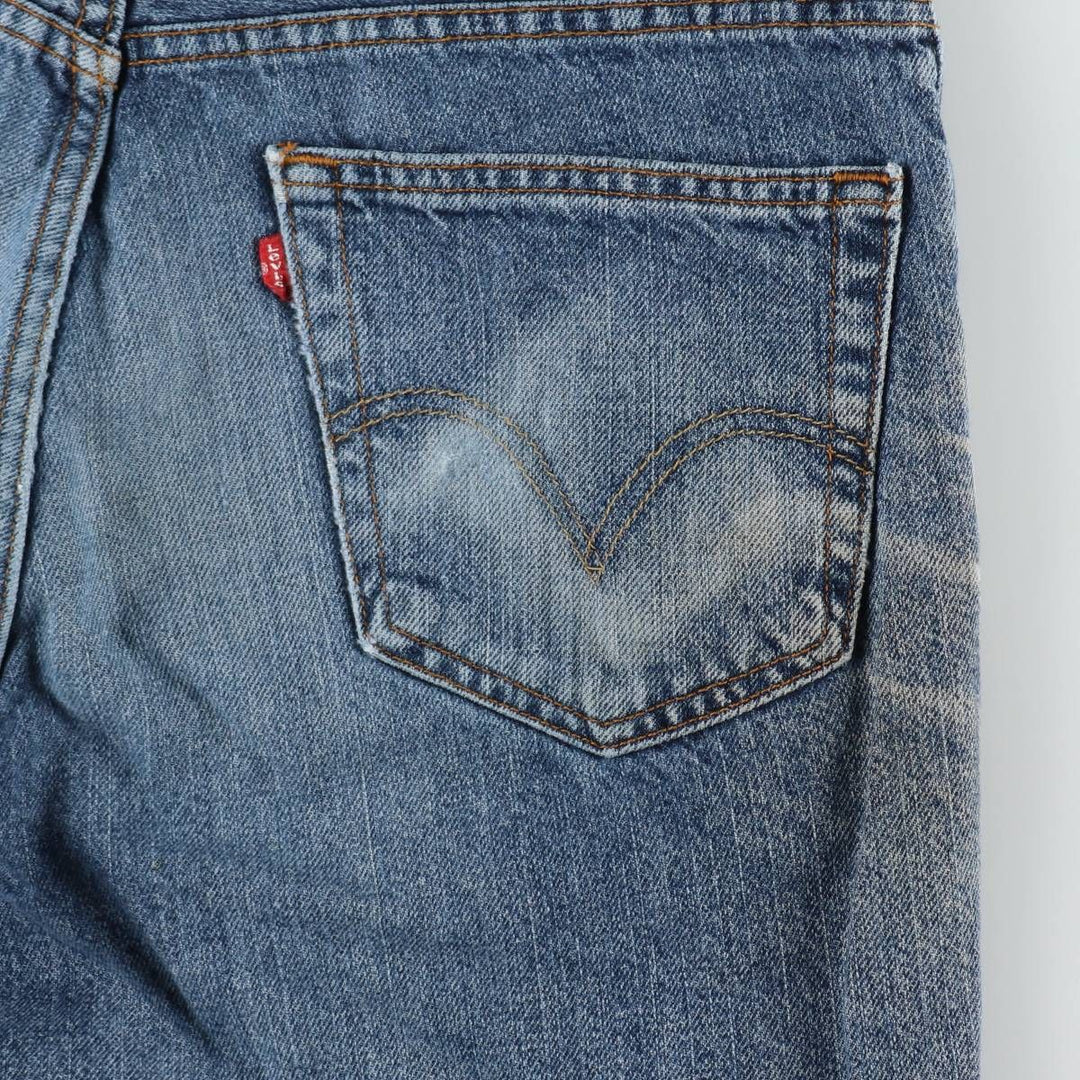 Levi's 505 Regular Fit Denim Shorts (Men's W32 equivalent) cotton blue type Vintage Second Hand