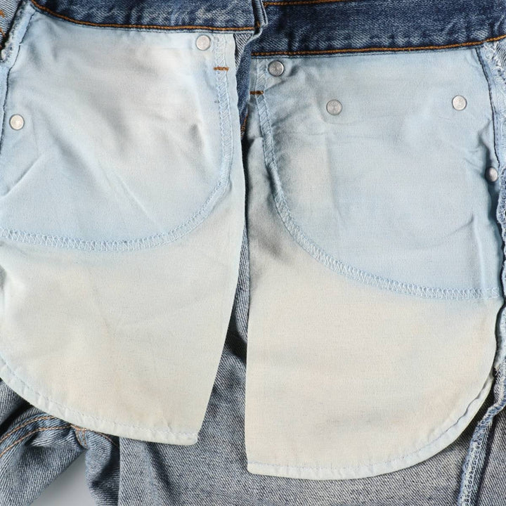 Levi's 505 Regular Fit Denim Shorts (Men's W32 equivalent) cotton blue type Vintage Second Hand