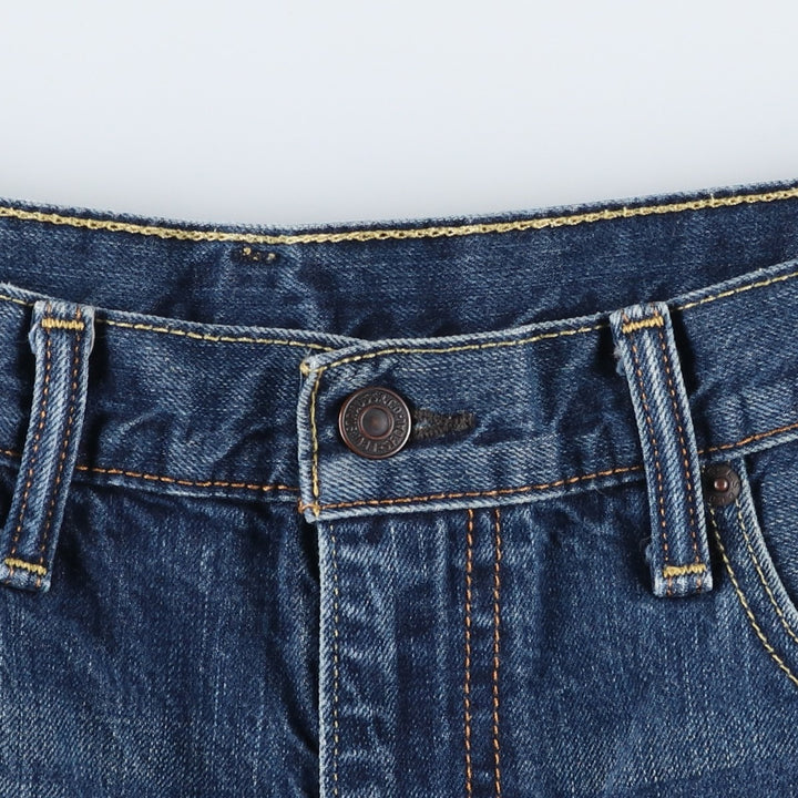 Levi's 569 denim shorts, half pants, jorts, men's size W34 cotton blue type Vintage Second Hand