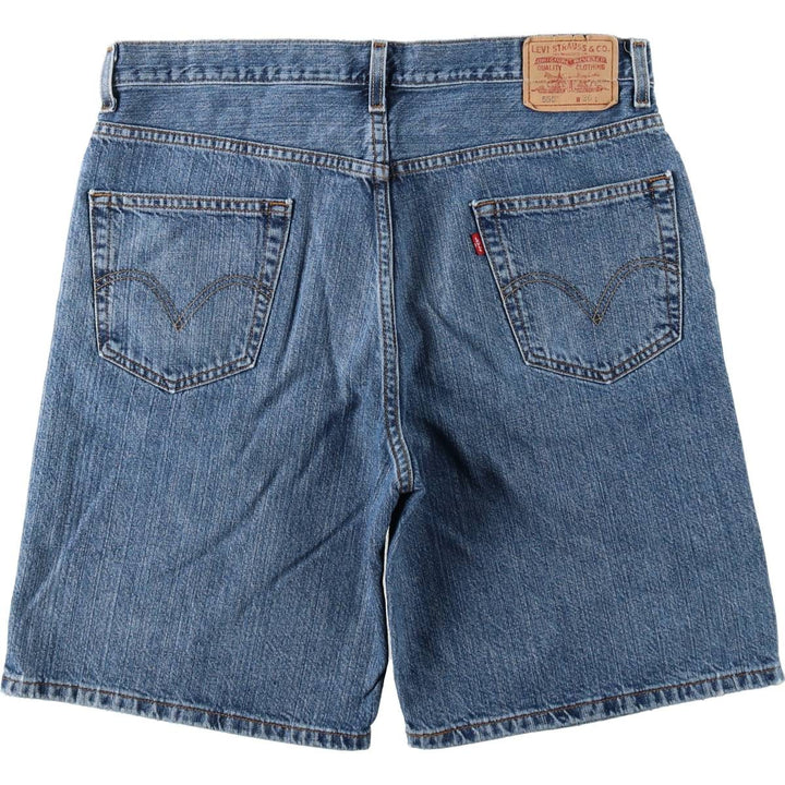 Levi's 550 Relaxed Fit Denim Shorts, Men's Size W37 cotton blue type Vintage Second Hand