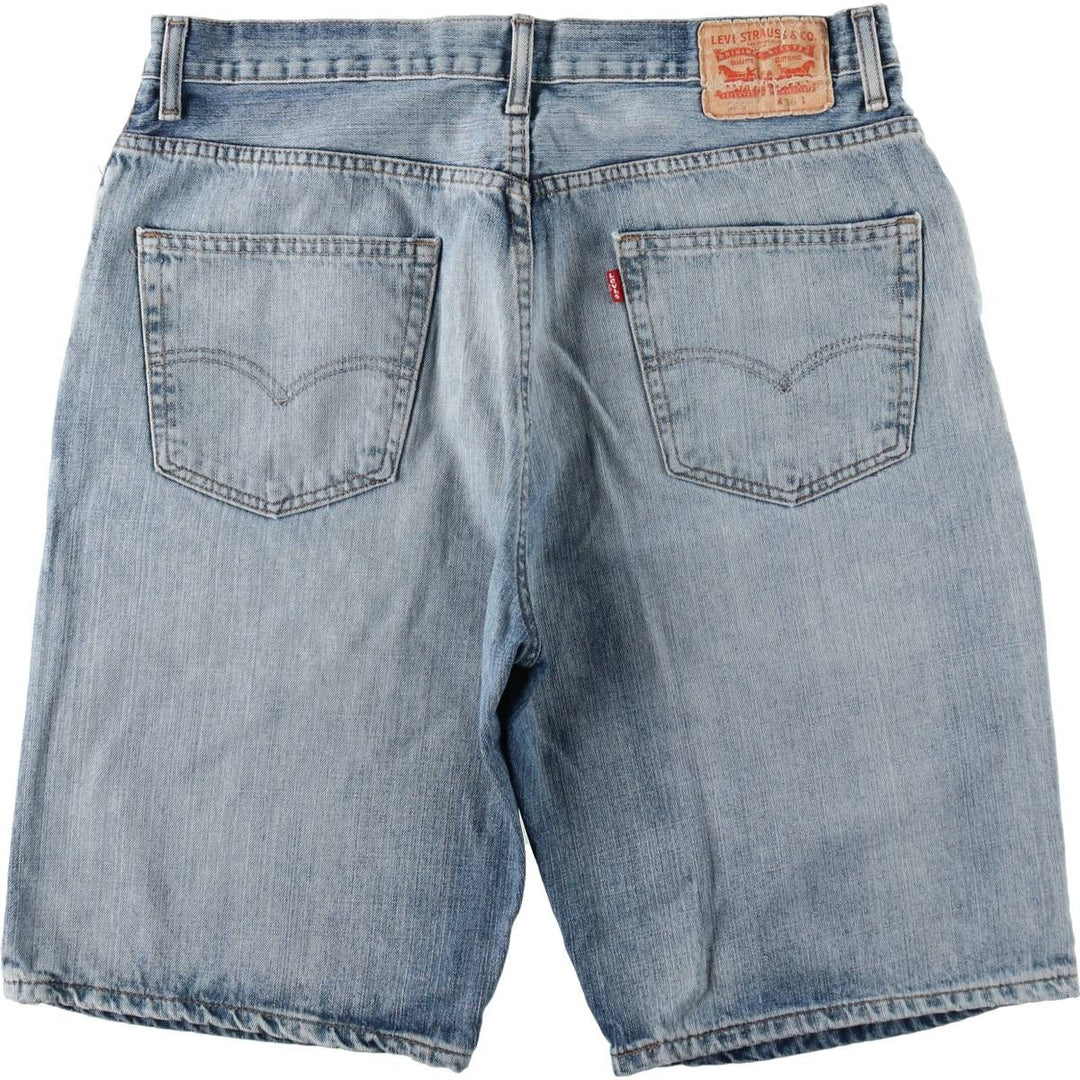 Levi's 569 Denim Shorts, Half Pants, Men's Size 37 cotton blue type Vintage Second Hand