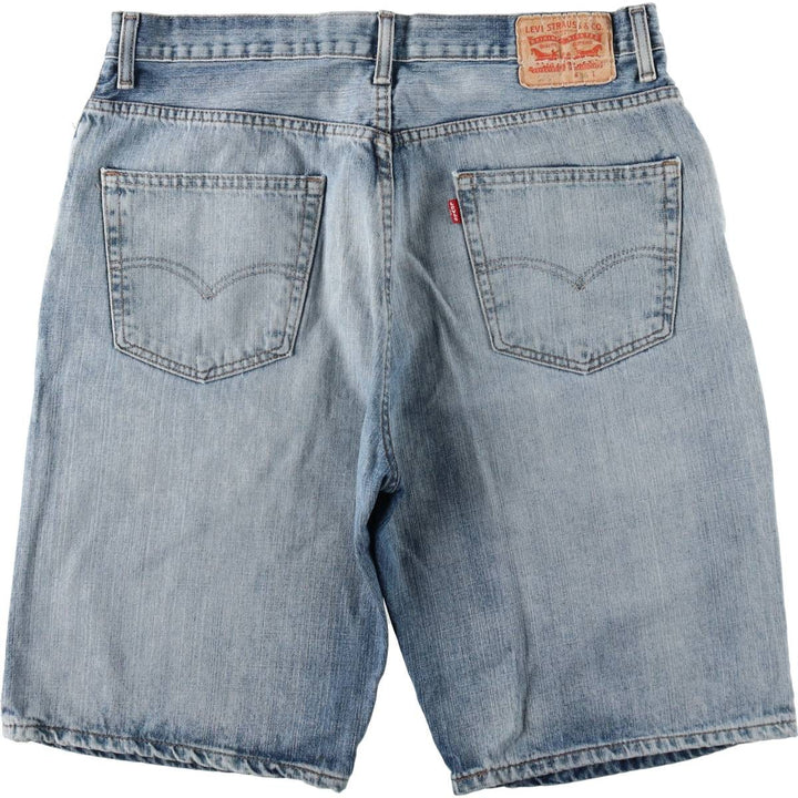 Levi's 569 Denim Shorts, Half Pants, Men's Size 37 cotton blue type Vintage Second Hand