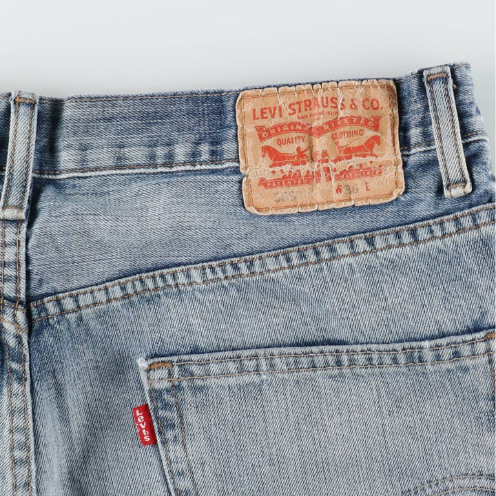 Levi's 569 Denim Shorts, Half Pants, Men's Size 37 cotton blue type Vintage Second Hand