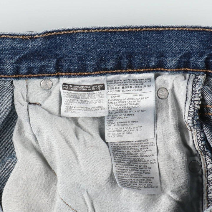 Levi's 569 Denim Shorts, Half Pants, Men's Size 37 cotton blue type Vintage Second Hand