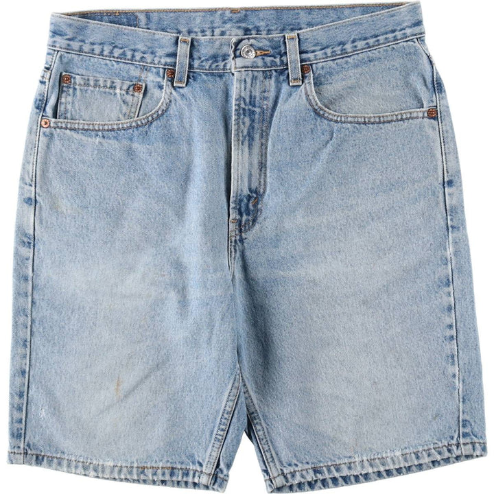 Levi's 505 REGULAR FIT denim shorts, short pants, men's size w33 cotton blue type Vintage Second Hand