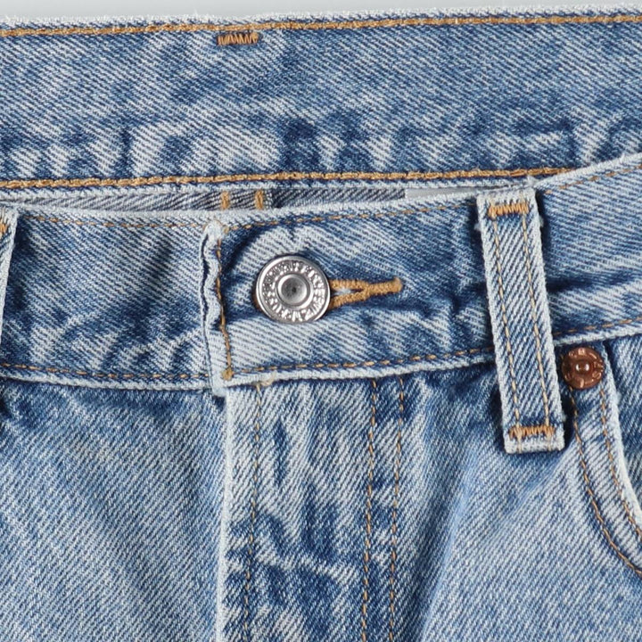 Levi's 505 REGULAR FIT denim shorts, short pants, men's size w33 cotton blue type Vintage Second Hand