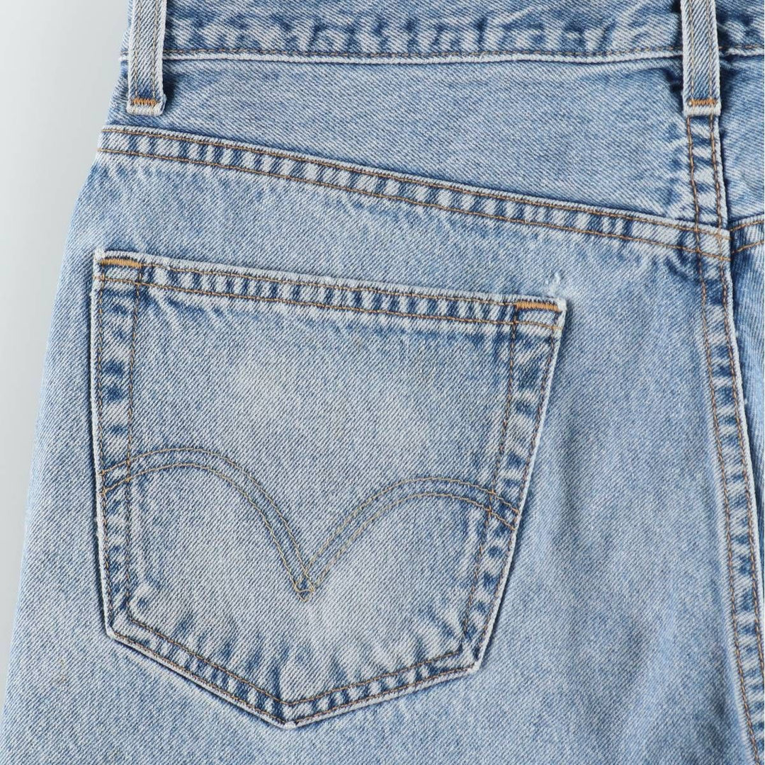 Levi's 505 REGULAR FIT denim shorts, short pants, men's size w33 cotton blue type Vintage Second Hand