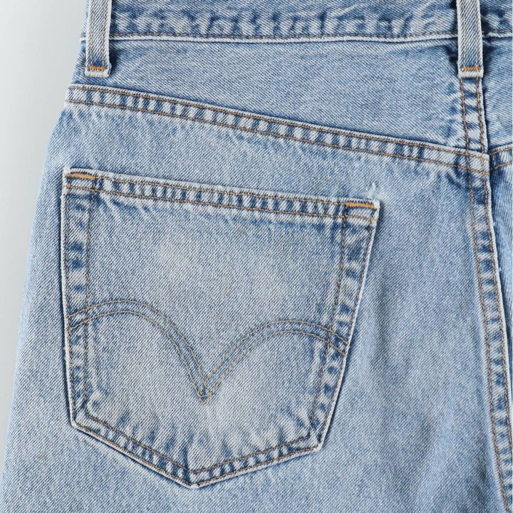 Levi's 505 REGULAR FIT denim shorts, short pants, men's size w33 cotton blue type Vintage Second Hand