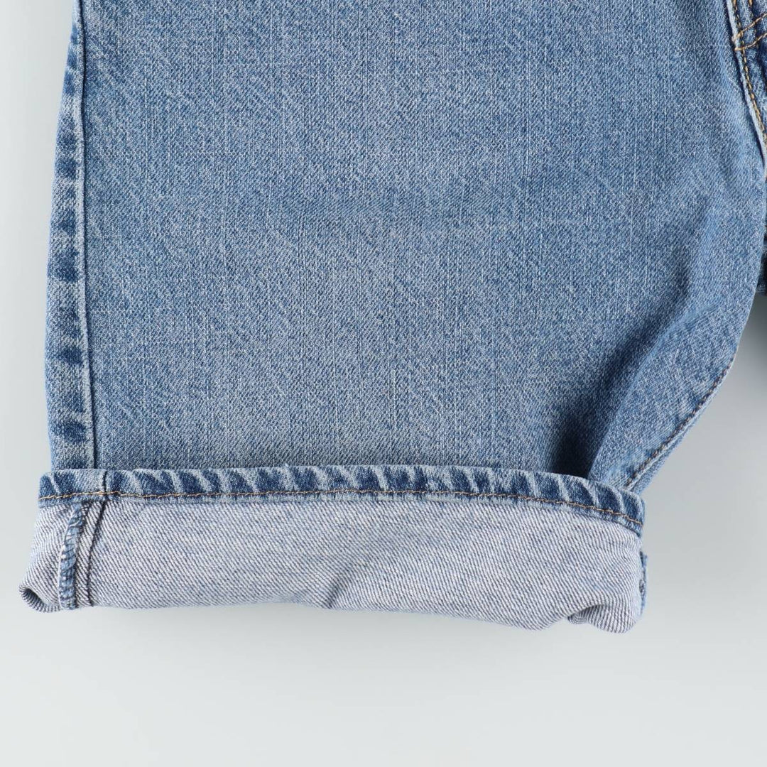Levi's 505 denim shorts, short pants for men, size W34 cotton blue type Vintage Second Hand