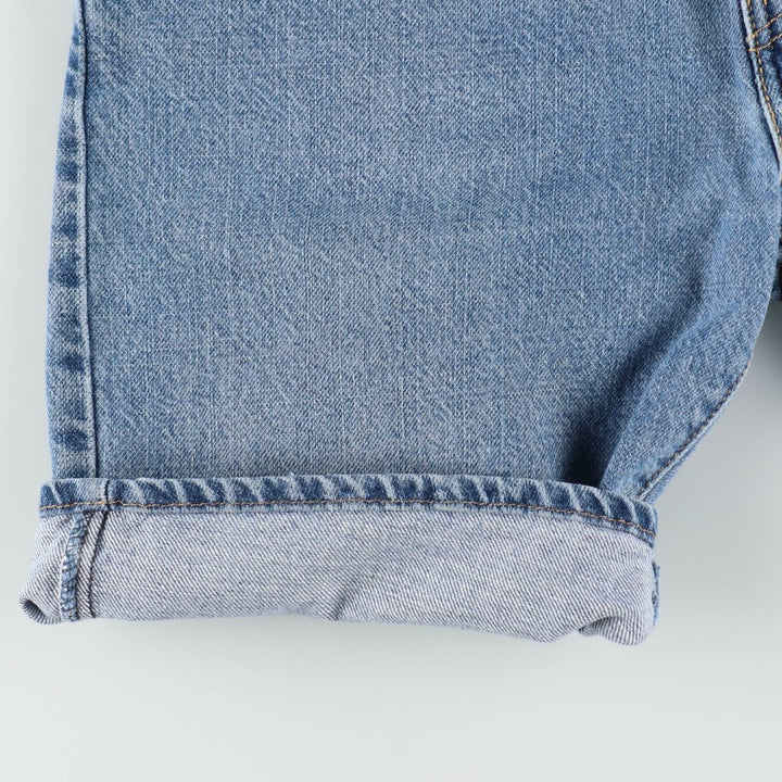 Levi's 505 denim shorts, short pants for men, size W34 cotton blue type Vintage Second Hand