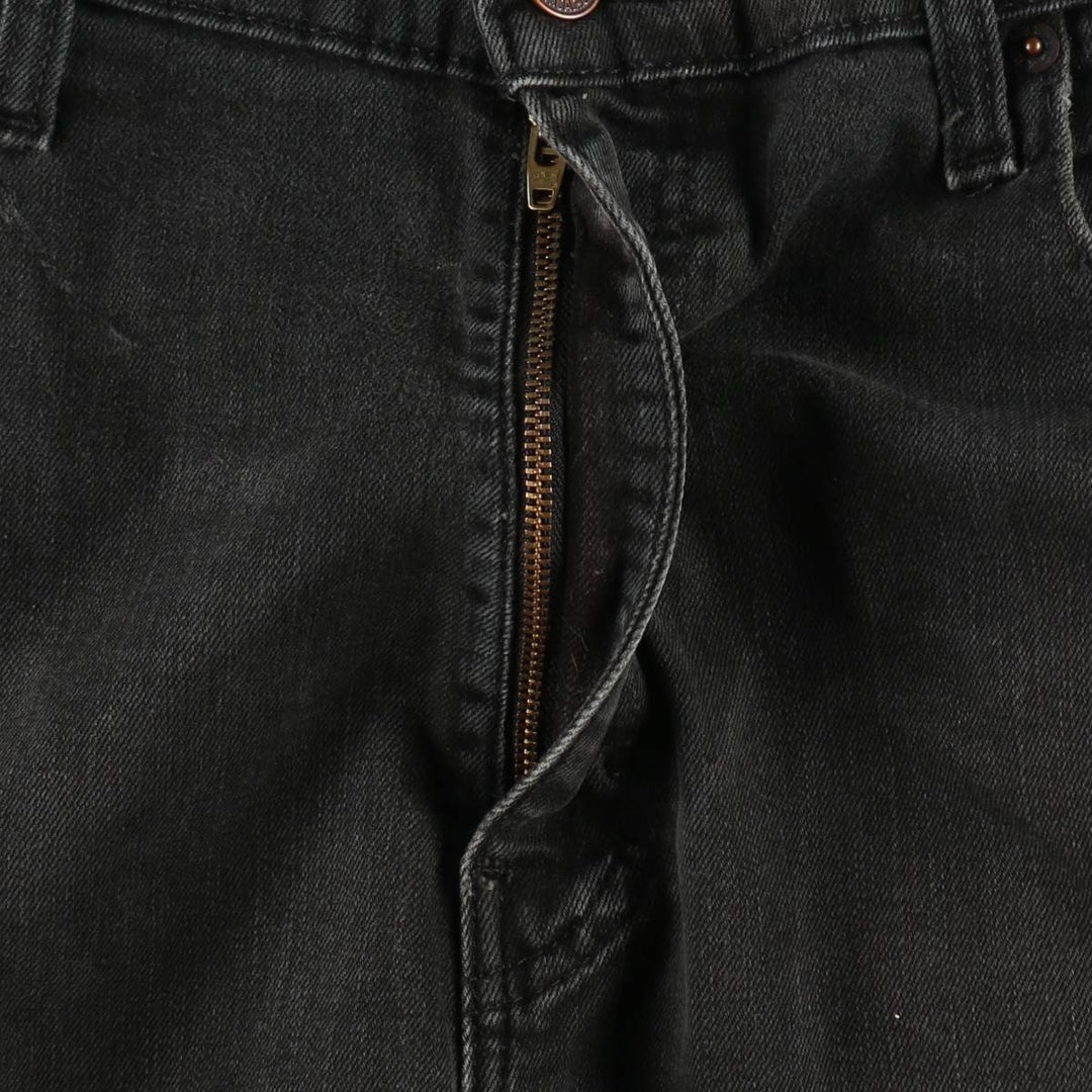 Levi's 569 Black Denim Shorts, Men's Size W34 (approx.) cotton black type Vintage Second Hand