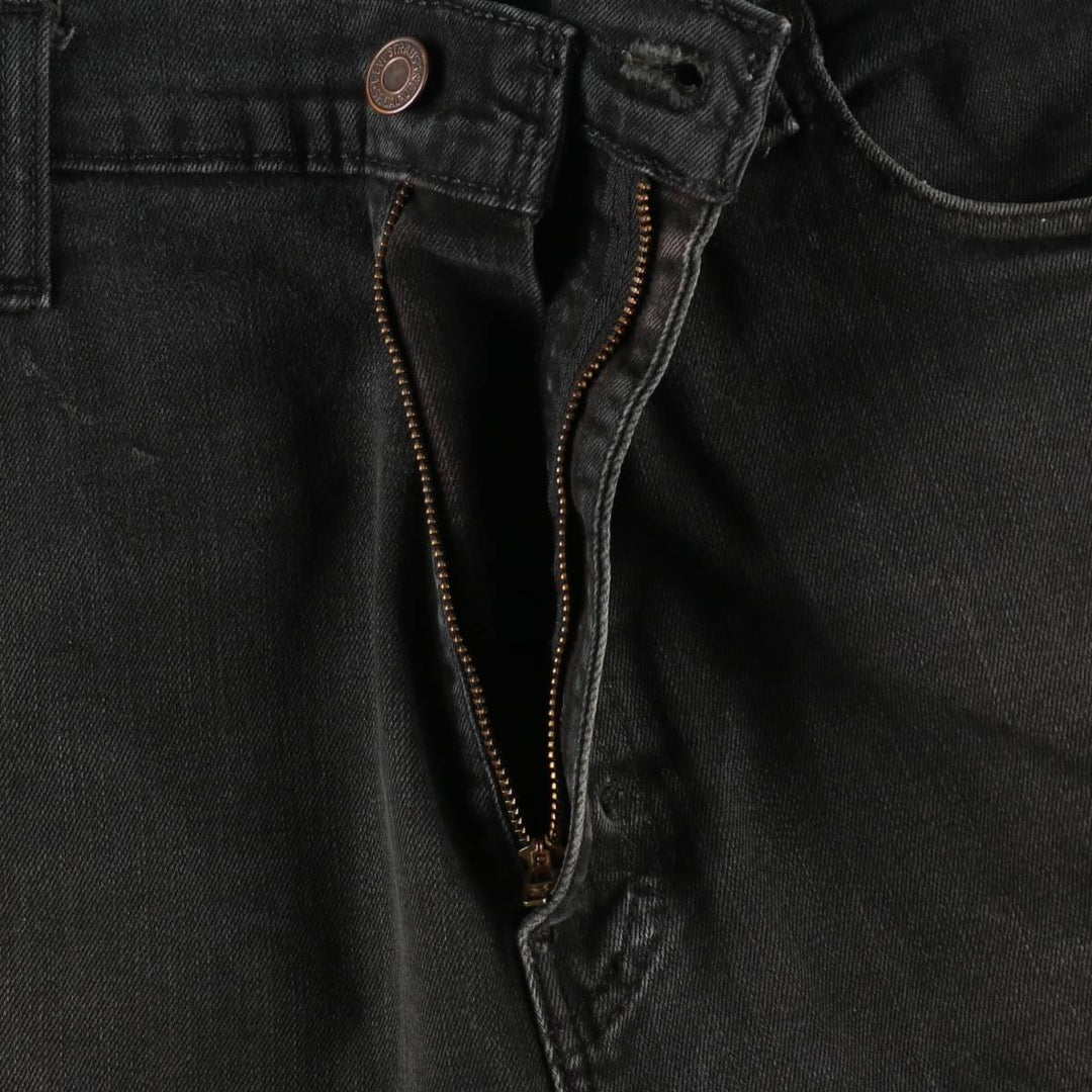 Levi's 569 Black Denim Shorts, Men's Size W34 (approx.) cotton black type Vintage Second Hand