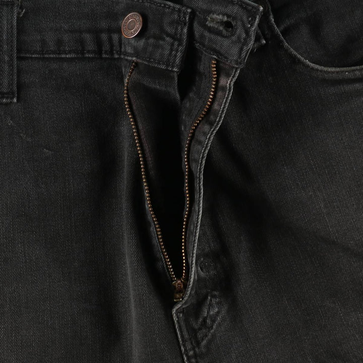 Levi's 569 Black Denim Shorts, Men's Size W34 (approx.) cotton black type Vintage Second Hand