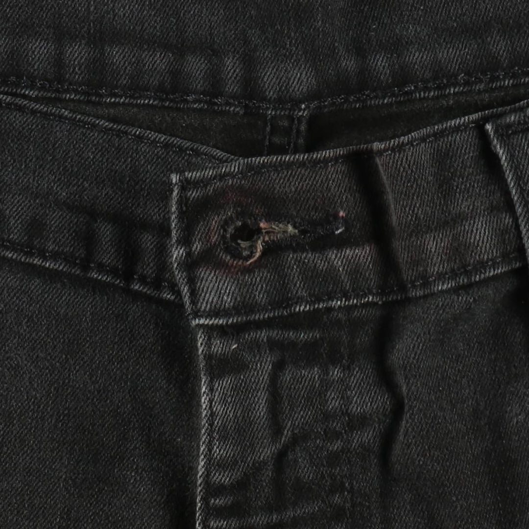 Levi's 569 Black Denim Shorts, Men's Size W34 (approx.) cotton black type Vintage Second Hand