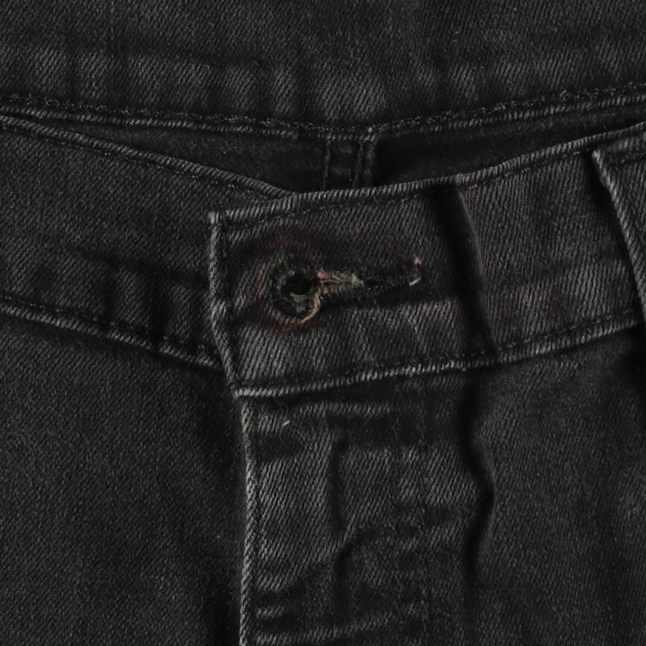 Levi's 569 Black Denim Shorts, Men's Size W34 (approx.) cotton black type Vintage Second Hand